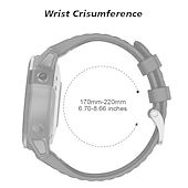 رخيصةأون عصابات ساعات Garmin-حزام إلى جارمين Fenix 7 Pro 6 5 Plus Epix Pro 47mm Approach S70 47mm S62 S60 Forerunner 955 255 945 745 Instinct 2 Marq Descent Quatix 22mm سيليكون إستبدال حزام Quick Fit 22 مللي متر عصابة الرياضة