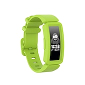 baratos Pulseiras de relógio Fitbit-Pulseira de Smartwatch Compatível com Fitbit Fitbit Inspire Inspire 2 / Inspire HR / Inspire Ace 2 Silicone Relógio inteligente Alça Elástico Ajustável Respirável Pulseira Esportiva Substituição