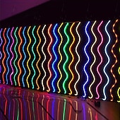 Χαμηλού Κόστους Neon LED Φώτα-Φώτα led 10m εύκαμπτες λωρίδες φωτός led 1200 led 1 σετ λευκό κόκκινο μπλε δημιουργικό φόντο τηλεόραση νέον ηλεκτροφωταύγεια σύρμα 220 v