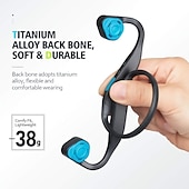 halpa Urheilukuulokkeet-Vidonn F1 Luun johtokuulokkeet 3,5 mm kuulokkeet 3,5 mm mikrofoni Desktop Computer Stereot HIFI varten Apple Samsung Huawei Xiaomi MI Ulkoilu Matkapuhelimen pelaaminen