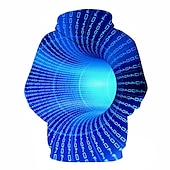 economico Visione 3D e Geometria del Ragazzo-Capodanno Da ragazzo 3D Fantasia geometrica Collage 3D Felpa e felpa con cappuccio Manica lunga Stampa 3D Attivo Streetwear Bambino
