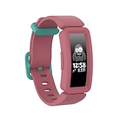 baratos Pulseiras de relógio Fitbit-Pulseira de Smartwatch Compatível com Fitbit Fitbit Inspire Inspire 2 / Inspire HR / Inspire Ace 2 Silicone Relógio inteligente Alça Elástico Ajustável Respirável Pulseira Esportiva Substituição