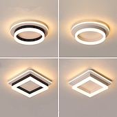 זול אורות תקרה-led nordic מנורת מסדרון מינימלית led תקרה אור מטבח אולם כניסה מרפסת מנורת מרפסת מנורת תקרה עגולה מנורת ביתית