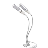 olcso Lámpák növénytermesztéshez-1db led üzem nő fények sunlike teljes spektrumát 45w e27 dual head rugalmas hattyúnyak üvegházhatású virág növény lámpa