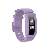 baratos Pulseiras de relógio Fitbit-Pulseira de Smartwatch Compatível com Fitbit Fitbit Inspire Inspire 2 / Inspire HR / Inspire Ace 2 Silicone Relógio inteligente Alça Elástico Ajustável Respirável Pulseira Esportiva Substituição
