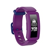 baratos Pulseiras de relógio Fitbit-Pulseira de Smartwatch Compatível com Fitbit Fitbit Inspire Inspire 2 / Inspire HR / Inspire Ace 2 Silicone Relógio inteligente Alça Elástico Ajustável Respirável Pulseira Esportiva Substituição