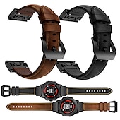 levne Pásky na hodinky Garmin-Pásek hodinek pro Garmin Fenix 7 7S 7X 6 Pro Instinct 2X Solar Forerunner 955 945 Epix Approach S62 Enduro Tactix Marq Descent G1 Quatix Pravá kůže Výměna, nahrazení Popruh Quick Fit 20 22 26 mm