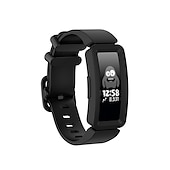 baratos Pulseiras de relógio Fitbit-Pulseira de Smartwatch Compatível com Fitbit Fitbit Inspire Inspire 2 / Inspire HR / Inspire Ace 2 Silicone Relógio inteligente Alça Elástico Ajustável Respirável Pulseira Esportiva Substituição
