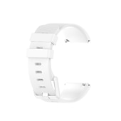 billiga Fitbit klockband-Smart Watch-band för Fitbit Versa 2 / Versa Lite / Versa SE / Versa Mjuk silikon Smart klocka Rem Justerbar Andningsfunktion Klassiskt lås Sportband Ersättning Armband