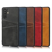 halpa Muut puhelinkotelot-puhelin Etui Käyttötarkoitus Huawei P30 P30 Pro P30 Lite P20 Pro P20 lite Mate 30 Mate 30 Pro Takakuori Nahkalaukku Korttikotelo Yhtenäinen väri PU-nahka