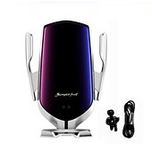 cheap Car Holder-Qi Wireless Car Charger Automatic Clamping 10W Fast Charging 360 Degree Rotation Air Vent Car Mount Holder for Iphone Samsung Huawei Android