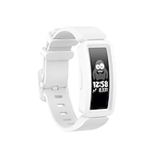 baratos Pulseiras de relógio Fitbit-Pulseira de Smartwatch Compatível com Fitbit Fitbit Inspire Inspire 2 / Inspire HR / Inspire Ace 2 Silicone Relógio inteligente Alça Elástico Ajustável Respirável Pulseira Esportiva Substituição