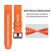 preiswerte Garmin-Uhrenarmbänder-Uhrenarmband für Garmin Fenix 7X Pro 6X 5X Plus Epix Pro 51mm Tactix 7 Amoled Instinct 2X Quatix Enduro Descent Mk2i Mk2 26mm Silikon Ersatz Gurt 26mm Sportarmband Armband