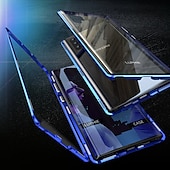 economico Cover Samsung-telefono Custodia Per Samsung Galaxy S25 S24 S23 S22 S21 Ultra Plus A54 A34 A14 A13 Custodia Integrale Custodia ad adsorbimento magnetico con Proteggi Schermo Magnetico Protezione Completa Trasparente
