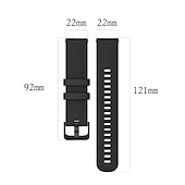 abordables Bracelets de montre Garmin-Bracelet silicone respirant 18mm 20mm 22mm pour Garmin Approach S42 S40 S12, bracelet de remplacement sport