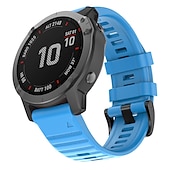 رخيصةأون عصابات ساعات Garmin-حزام إلى جارمين Fenix 7 Pro 6 5 Plus Epix Pro 47mm Approach S70 47mm S62 S60 Forerunner 955 255 945 745 Instinct 2 Marq Descent Quatix 22mm سيليكون إستبدال حزام Quick Fit 22 مللي متر عصابة الرياضة