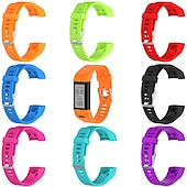 رخيصةأون عصابات ساعات Garmin-حزام إلى جارمين vivosmart HR+ / Approach X10 / X40 سيليكون إستبدال حزام مطاط قابل للتعديل متنفس عصابة الرياضة معصمه