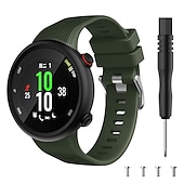 abordables Correas de reloj Garmin-Ver Banda para Garmin Forerunner 45/45s Silicona Reemplazo Correa con herramienta de eliminación Transpirable Correa Deportiva Pulsera