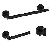 cheap Bathroom Accessory Set-Bathroom Accessory Set Include Towel Bar Toilet Paper Holder and Robe Hook New Design Stainless Steel Wall Mounted