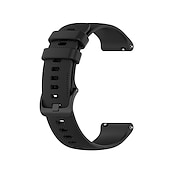 abordables Bracelets de montre Garmin-Bracelet silicone sport 18mm 20mm 22mm pour Garmin Forerunner 265S 265 Venu 3S 3 Active 5 Vivoactive 4S 4 Vivomove Sport Luxe HR Approach S42 S40 S12