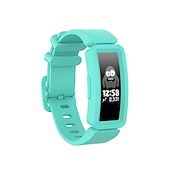 baratos Pulseiras de relógio Fitbit-Pulseira de Smartwatch Compatível com Fitbit Fitbit Inspire Inspire 2 / Inspire HR / Inspire Ace 2 Silicone Relógio inteligente Alça Elástico Ajustável Respirável Pulseira Esportiva Substituição