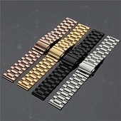 זול להקות שעונים של Fitbit-רצועת מתכת 1 יחידה עבור fitbit versa 2/versa/versa lite מהדורת החלפת רצועת פלדת אל חלד מוצקה צמיד עסקי תואם לשעון חכם fitbit versa