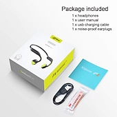 halpa Urheilukuulokkeet-Vidonn F1 Luun johtokuulokkeet 3,5 mm kuulokkeet 3,5 mm mikrofoni Desktop Computer Stereot HIFI varten Apple Samsung Huawei Xiaomi MI Ulkoilu Matkapuhelimen pelaaminen