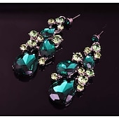 preiswerte Schmucksets-Brautschmuck-Sets 1 Set Kristall Strass Aleación 1 Halskette Ohrringe Damen Erklärung Mehrfarbig Niedlich Schick Birne Unregelmässig Schmuck-Set Für Party Hochzeit