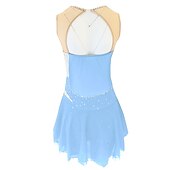 levne Šaty na krasobruslení-Šaty na bruslení Dámské Dívčí Buz Pateni Šaty Úbory Fialová Tmavě červená Prašná růže Spandex Lehce elastické Trénink Bruslařské oblečení Klasický Křišťál a napodobenina Bez rukávů Bruslen