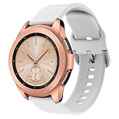 billiga Samsung klockarmband-Klockarmband för Samsung Watch 7/6/5/4 40/44mm, Galaxy Watch 5 Pro 45mm, Galaxy Watch 4/6 Classic 42/46/43/47mm, Watch 3, Active 2, Gear S2 Silikon Ersättning Rem 20mm Sportband Armband