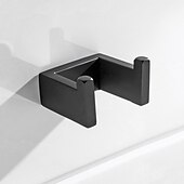 halpa Kylpyhuone tarvikesetti-wc-harjateline / pyyhepalkki / kylpyhuonevarustesarja luova / monitoimilaite / uusi muotoilu perinteinen / nykyaikainen metalli / ruostumaton teräs / lasit 4kpl - kylpyhuone seinälle