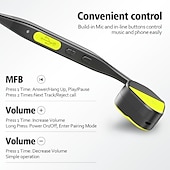 halpa Urheilukuulokkeet-Vidonn F1 Luun johtokuulokkeet 3,5 mm kuulokkeet 3,5 mm mikrofoni Desktop Computer Stereot HIFI varten Apple Samsung Huawei Xiaomi MI Ulkoilu Matkapuhelimen pelaaminen