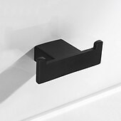 economico Ganci porta accappatoio-porta accappatoio multifunzione design premium moderno in acciaio inossidabile e gancio in metallo per bagno a parete 1pz