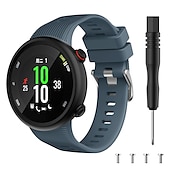abordables Correas de reloj Garmin-Ver Banda para Garmin Forerunner 45/45s Silicona Reemplazo Correa con herramienta de eliminación Transpirable Correa Deportiva Pulsera