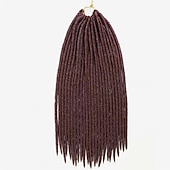 cheap Crochet Hair-Faux Locs Dreadlocks Nu Locs Box Braids Synthetic Hair Braiding Hair 24 roots / pack