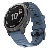 رخيصةأون عصابات ساعات Garmin-حزام إلى جارمين Fenix 7 Pro 6 5 Plus Epix Pro 47mm Approach S70 47mm S62 S60 Forerunner 955 255 945 745 Instinct 2 Marq Descent Quatix 22mm سيليكون إستبدال حزام Quick Fit 22 مللي متر عصابة الرياضة