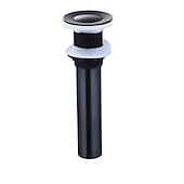 cheap Pop Up Drains-Brass Pop Up Sink Drain Stopper with Overflow Bathroom Faucet Vessel Vanity Sink Drainer