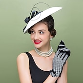 cheap Fascinators-Women&#039;s Fascinators Pillbox Hat Cap Weddings Straw Fedora Vintage Sinamay Base Hats for Kentucky Tea Party Horse Race Ladies Day Headpiece dress to impress Race Day Dress