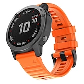 رخيصةأون عصابات ساعات Garmin-حزام إلى جارمين Fenix 7 Pro 6 5 Plus Epix Pro 47mm Approach S70 47mm S62 S60 Forerunner 955 255 945 745 Instinct 2 Marq Descent Quatix 22mm سيليكون إستبدال حزام Quick Fit 22 مللي متر عصابة الرياضة