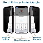 זול נרתיקים לאייפון-case טלפון לאייפון 16 אייפון 15 פרו מקס פלוס אייפון 14 13 12 11 פרו מקס פלוס מיני X XR XS מקס 8 7 פלוס ספיגה מגנטית הגנת גוף מלאה כפולה נגד הצצה זכוכית מזוגגת מתנות ליום האב