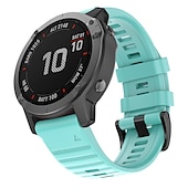 رخيصةأون عصابات ساعات Garmin-حزام إلى جارمين Fenix 7 Pro 6 5 Plus Epix Pro 47mm Approach S70 47mm S62 S60 Forerunner 955 255 945 745 Instinct 2 Marq Descent Quatix 22mm سيليكون إستبدال حزام Quick Fit 22 مللي متر عصابة الرياضة