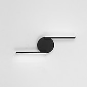 economico Lampade LED da parete-Lightinthebox Lampada Da Parete A Led Linea Nordica Bianco E Nero Personalità Creativa Lampada Da Parete Di Design Decorativa Led Camera Da Letto Comodino Moderno Corridoio