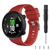 abordables Correas de reloj Garmin-Ver Banda para Garmin Forerunner 45/45s Silicona Reemplazo Correa con herramienta de eliminación Transpirable Correa Deportiva Pulsera