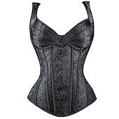 cheap Corsets-Women&#039;s Plus Size Sexy Undergarments Costume Corset &amp; Bustier for Tummy Control Push Up Wedding Party Corset Top