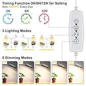 olcso Lámpák növénytermesztéshez-1db led üzem nő fények sunlike teljes spektrumát 45w e27 dual head rugalmas hattyúnyak üvegházhatású virág növény lámpa