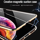 זול נרתיקים לאייפון-case טלפון לאייפון 16 אייפון 15 פרו מקס פלוס אייפון 14 13 12 11 פרו מקס פלוס מיני X XR XS מקס 8 7 פלוס ספיגה מגנטית הגנת גוף מלאה כפולה נגד הצצה זכוכית מזוגגת מתנות ליום האב