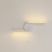 economico Lampade LED da parete-Lightinthebox Lampada Da Parete A Led Linea Nordica Bianco E Nero Personalità Creativa Lampada Da Parete Di Design Decorativa Led Camera Da Letto Comodino Moderno Corridoio