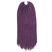 cheap Crochet Hair-Faux Locs Dreadlocks Nu Locs Box Braids Synthetic Hair Braiding Hair 24 roots / pack