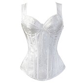 cheap Corsets-Women&#039;s Plus Size Sexy Undergarments Costume Corset &amp; Bustier for Tummy Control Push Up Wedding Party Corset Top