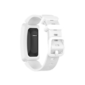 baratos Pulseiras de relógio Fitbit-Pulseira de Smartwatch Compatível com Fitbit Fitbit Inspire Inspire 2 / Inspire HR / Inspire Ace 2 Silicone Relógio inteligente Alça Elástico Ajustável Respirável Pulseira Esportiva Substituição